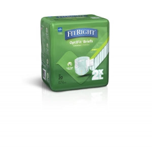 FitRight Plus Adult Briefs, 2X-Large (bag of 20)