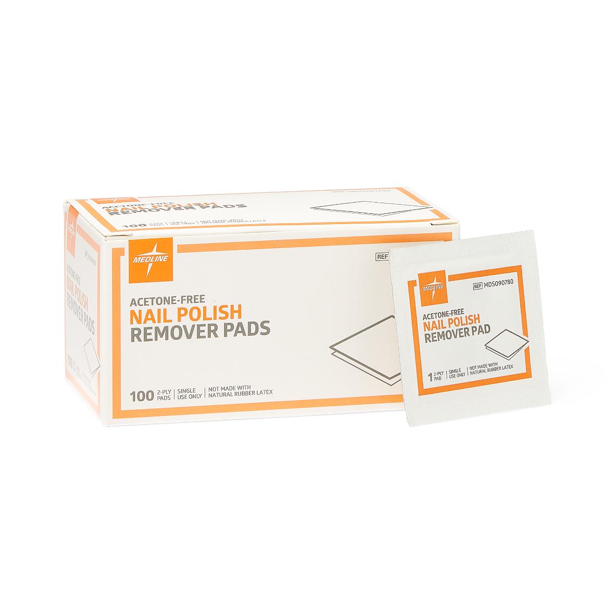 Nail Polish Remover Pads (box of 100)