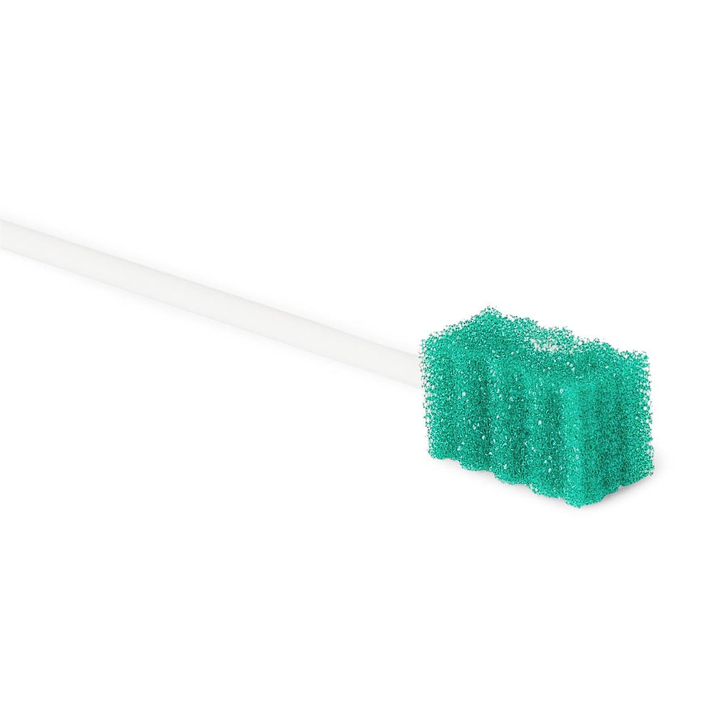 DenTips Treated Oral Swabs, Green (case of 1000)