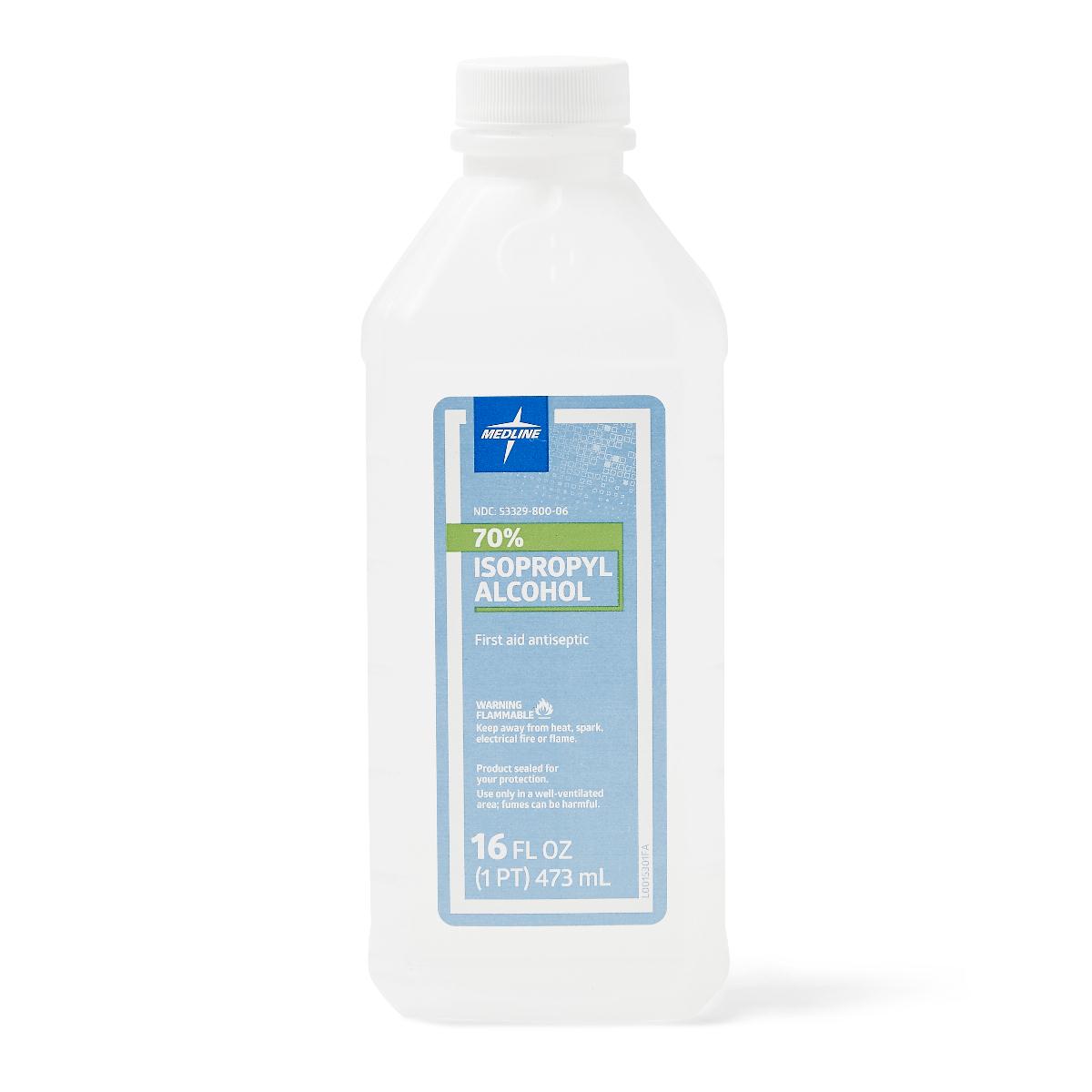 Medline 70% Isopropyl Alcohol, 16oz. (1EA)