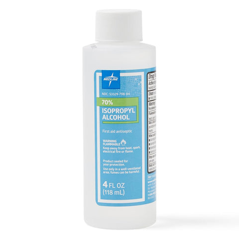 Medline 70% Isopropyl Alcohol, 4oz. (case of 60)