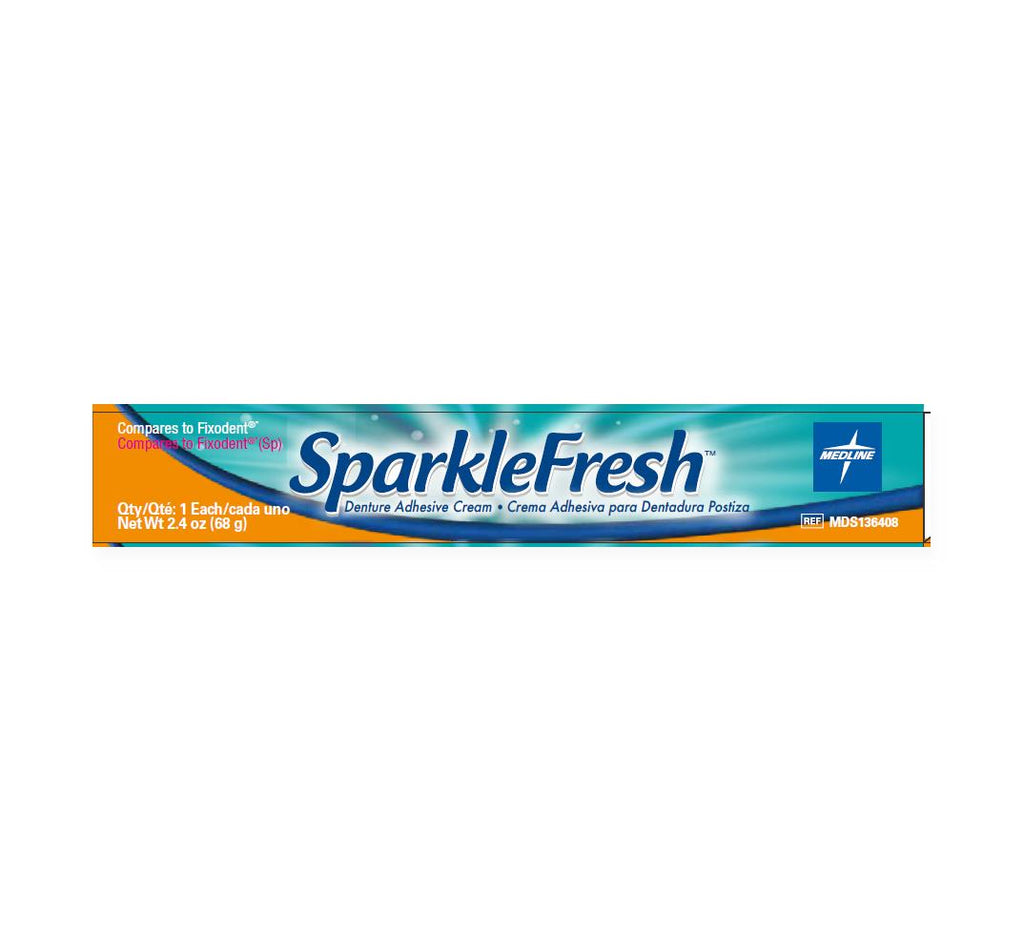 Sparklefresh Denture Adhesive, 2.4oz