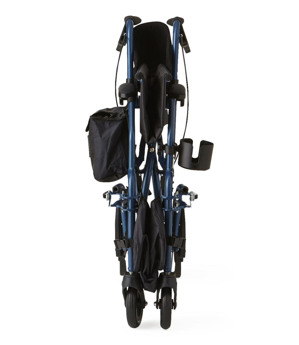 Translator Combination Transport Chair and Rollator, Blue