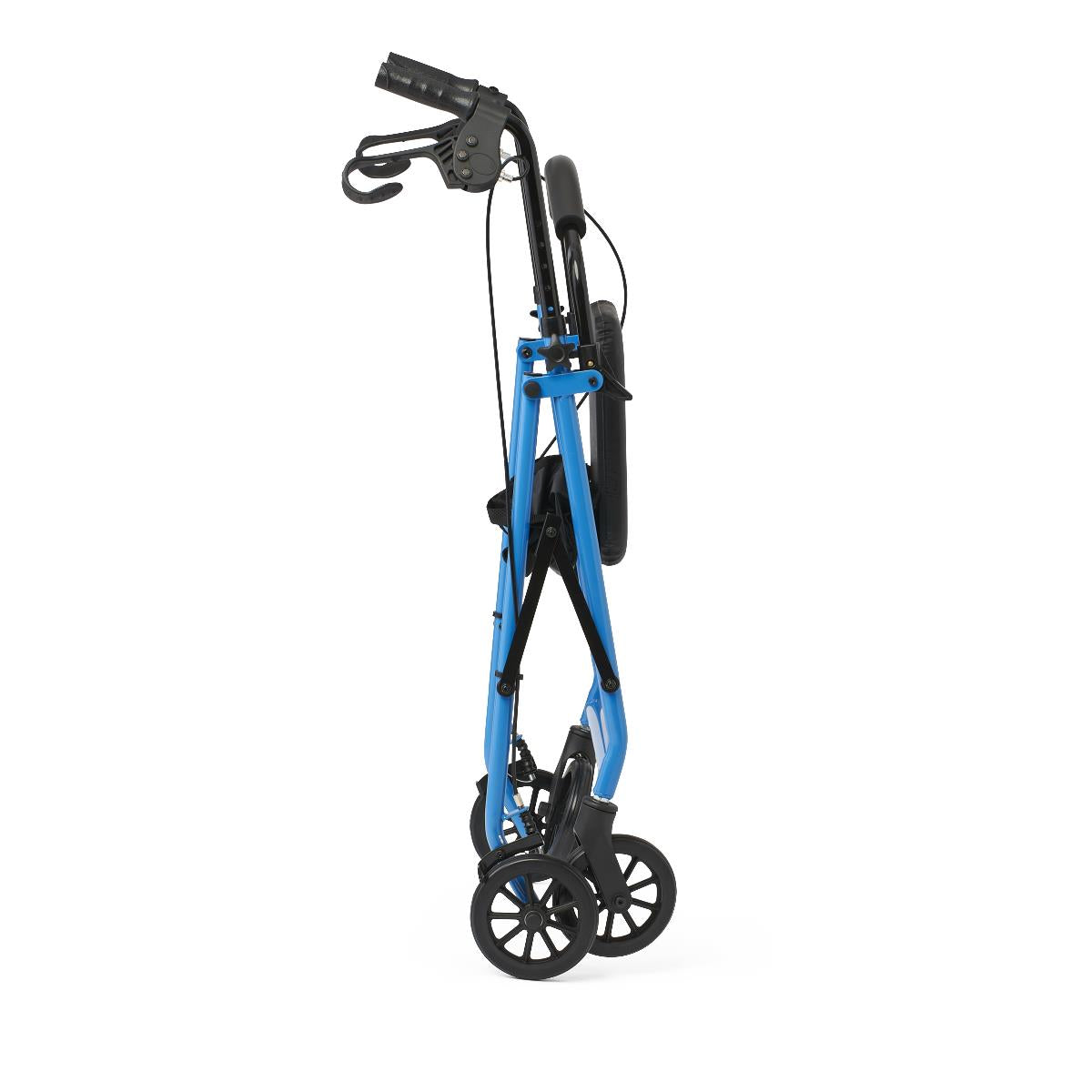 Basic Steel Rollator with 6" Wheels, Light Blue