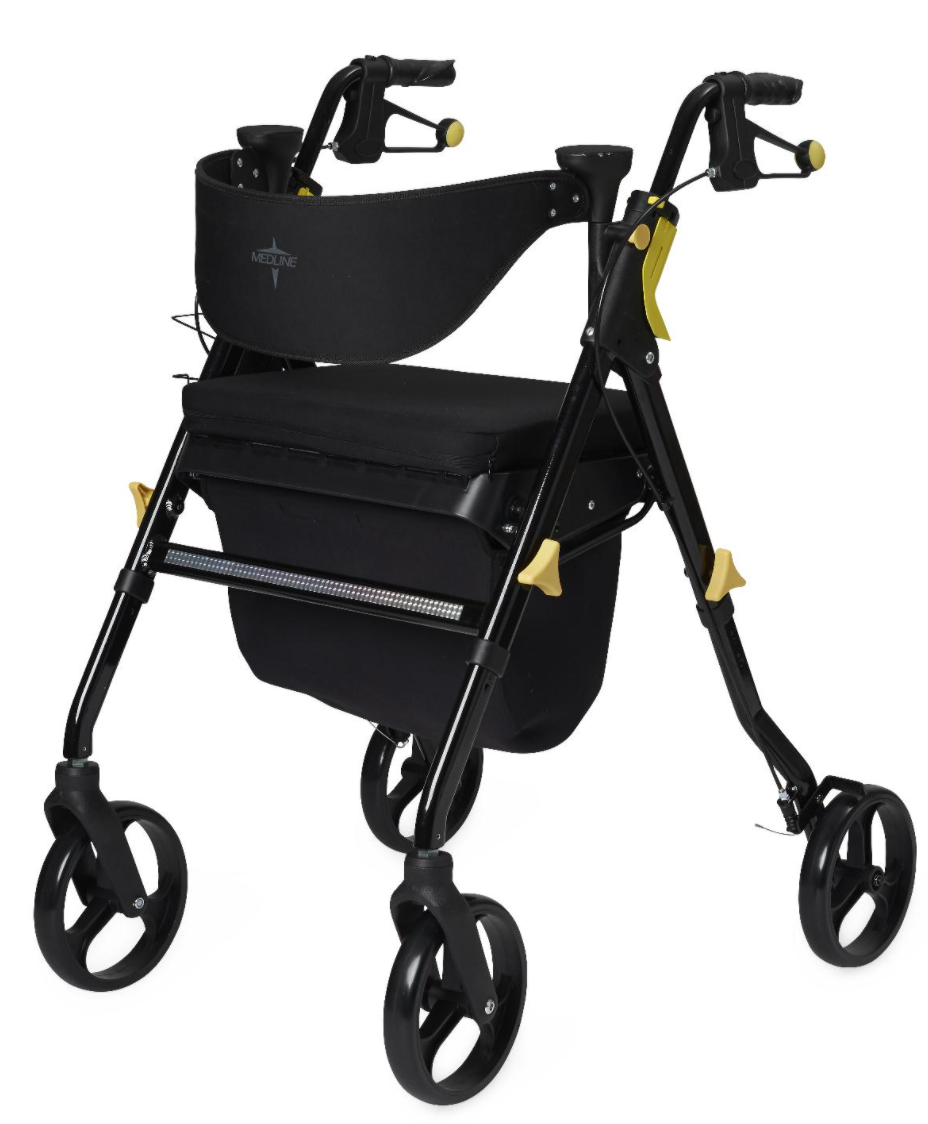 Empower Rollator with 8" Wheels, Black