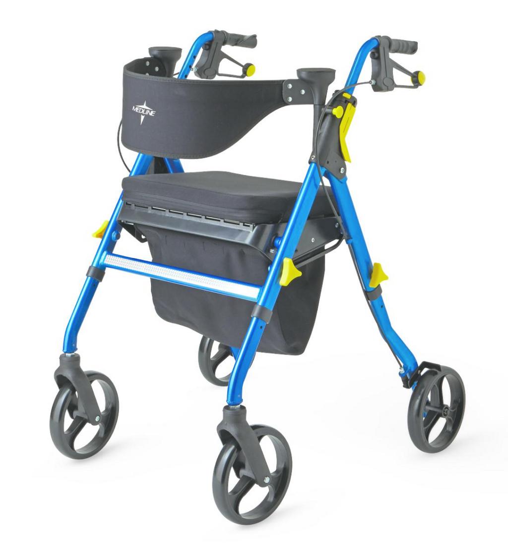 Empower Rollator with 8" Wheels, Blue