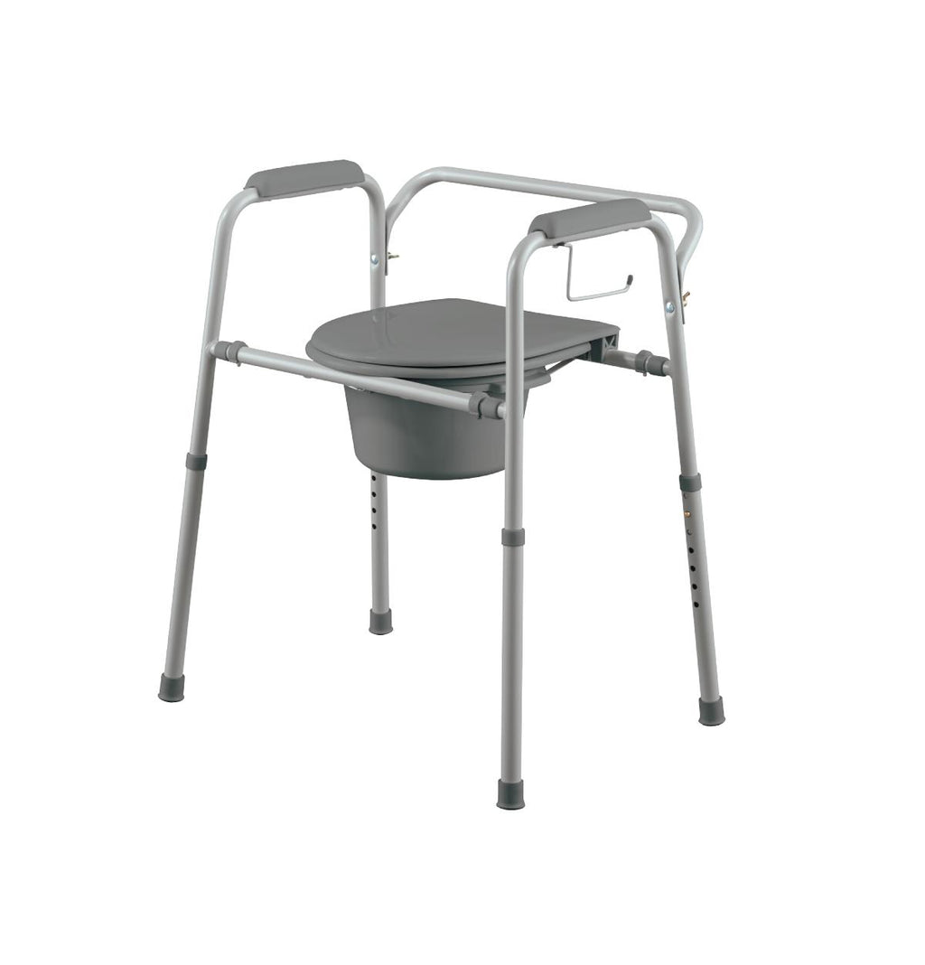 Knockdown Steel Bedside Commode (1EA)