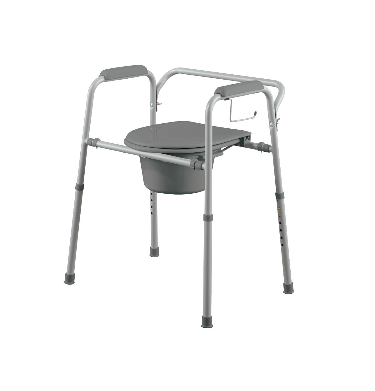 Knockdown Steel Bedside Commode (1EA)
