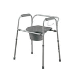 Knockdown Steel Bedside Commode (1EA)