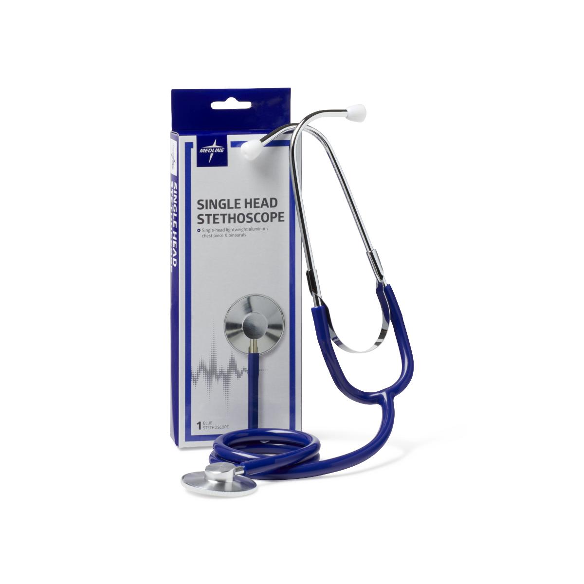 Single-Head Stethoscope, Blue