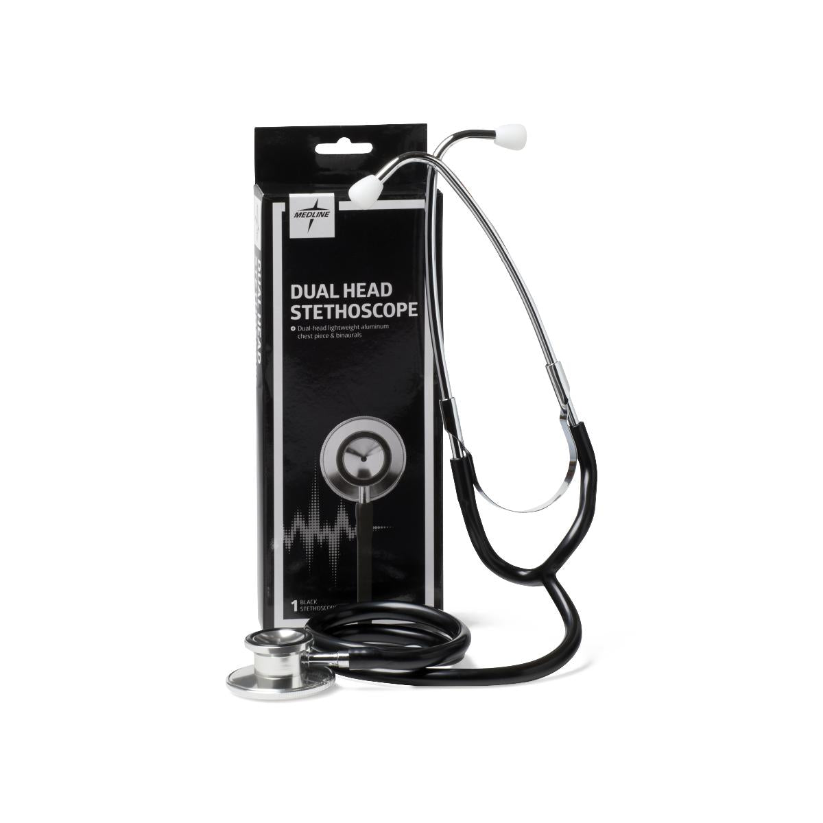 Dual-Head Stethoscope, Black
