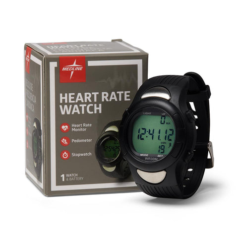 Digital Heart Rate and Pedometer Watch