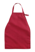 Apron-Style Bib, Adult, 19"x 27", Burgundy (1 dz)