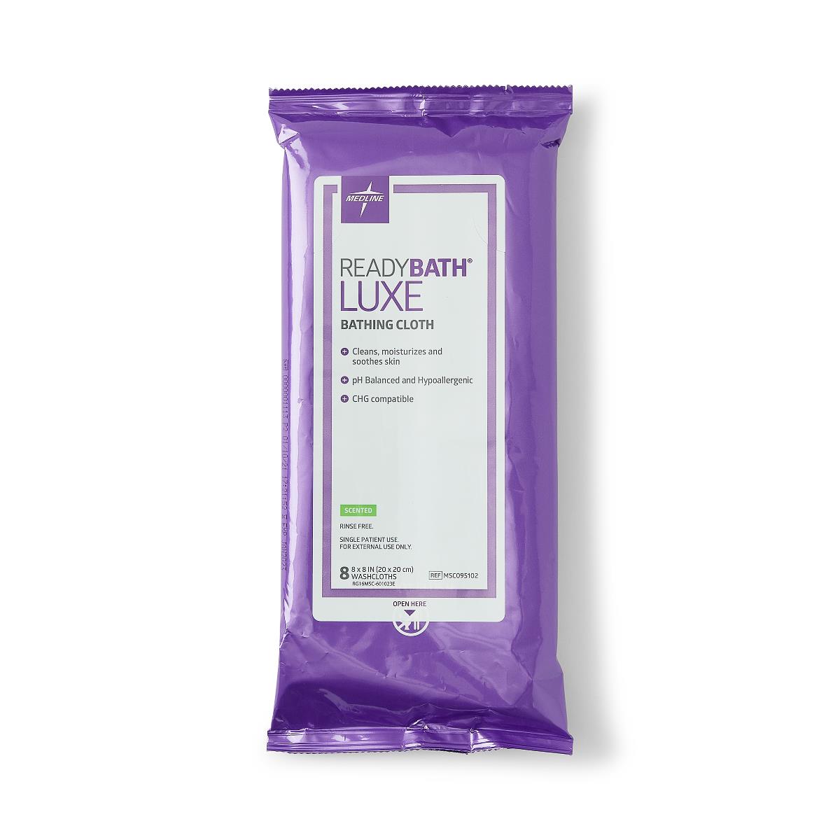 ReadyBath LUXE Total Body Cleansing Heavyweight Washcloth, Scented (case of 24)