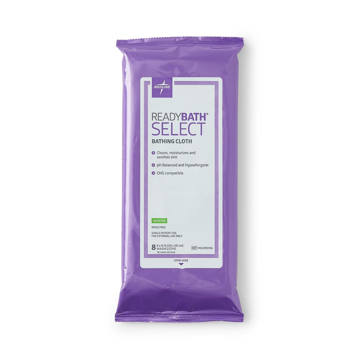ReadyBath SELECT Medium-Weight Washcloth, Scented (case of 30)