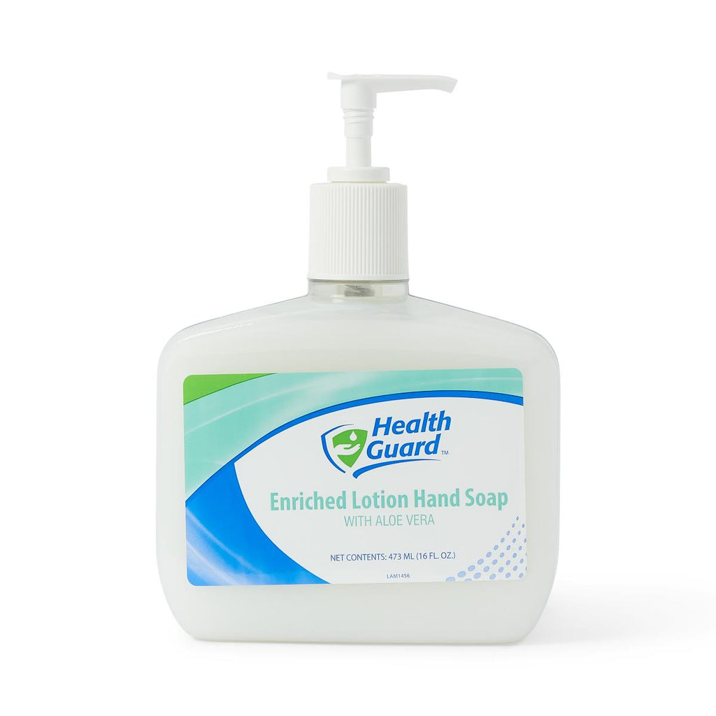 HealthGuard Enriched Lotion Hand Soap, 16oz. (case of 12)