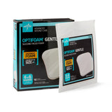 Optifoam Gentle Silicone-Faced Foam Dressing, 6" x 6" (case of 100)