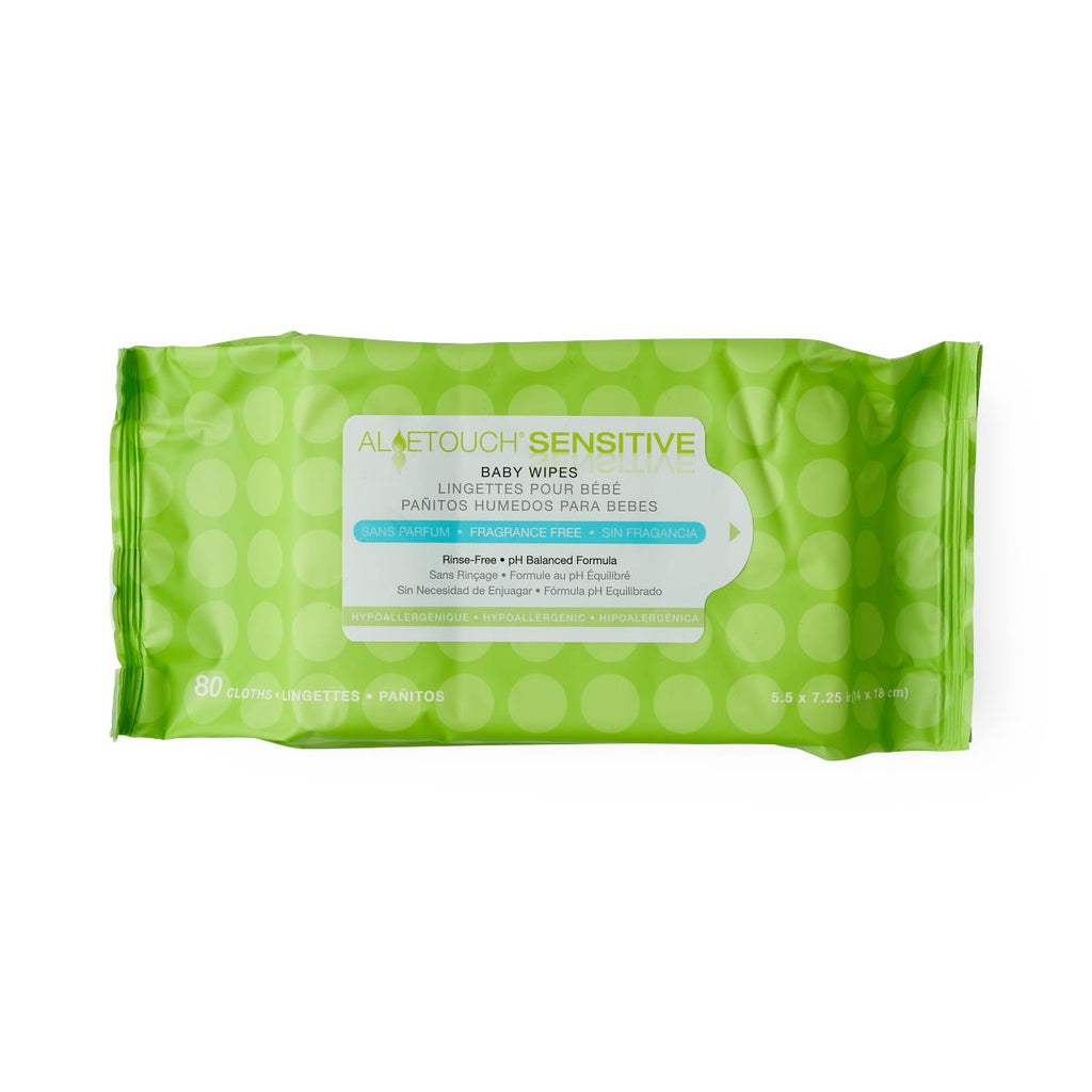 AloeTouch Sensitive Fragrance-Free Baby Wipes (pack of 80)