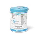 Micro-Kill Bleach Germicidal Bleach Wipes, 6" x 5", 150 count (case of 6)