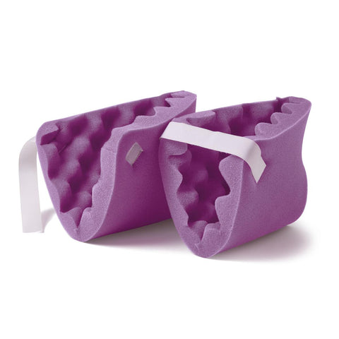 Convoluted Foam Heel Protector, Purple (1 pair)