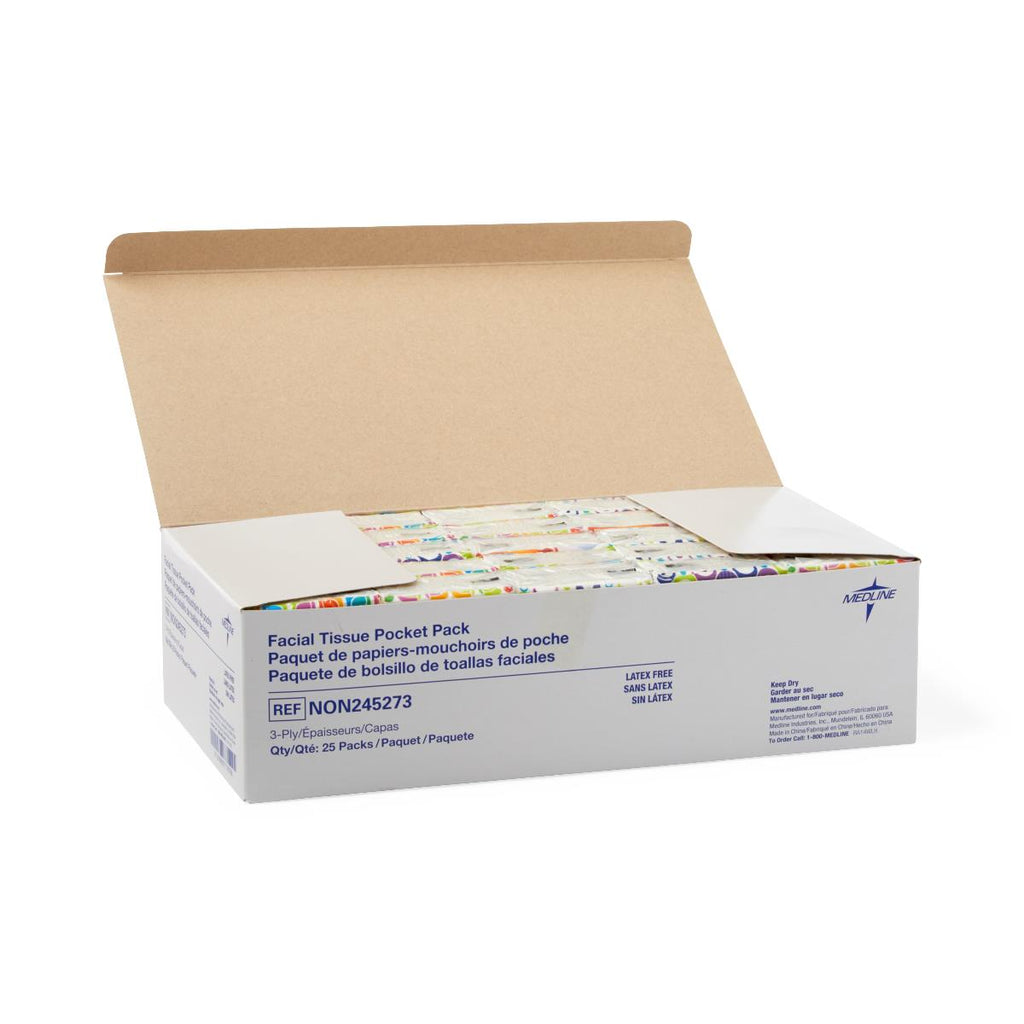 Facial Tissue Pocket Packs (case of 100)