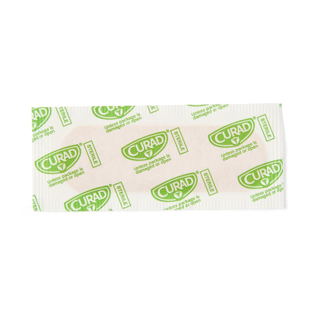 CURAD Plastic Adhesive Patch, 1" x 3" (box of 100)