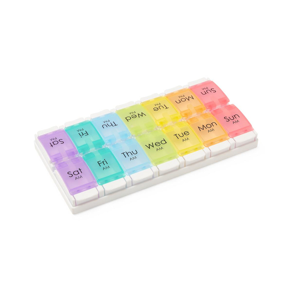 7-Day Pill Organizer, Multicolor, 2/day (case of 6)