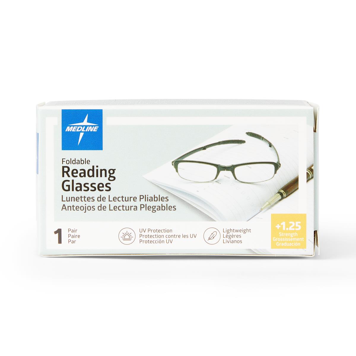 Unisex Reading Glasses, Strength +1.25