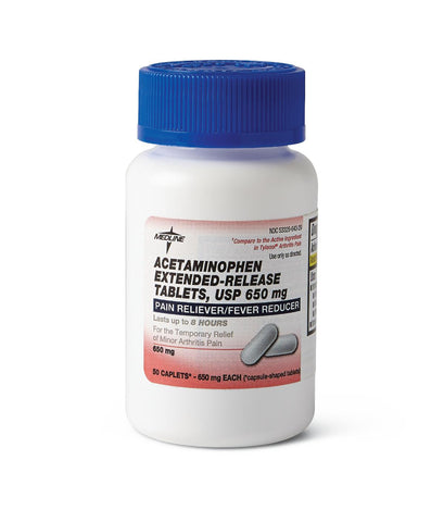 Acetaminophen, 650mg (1 bottle)
