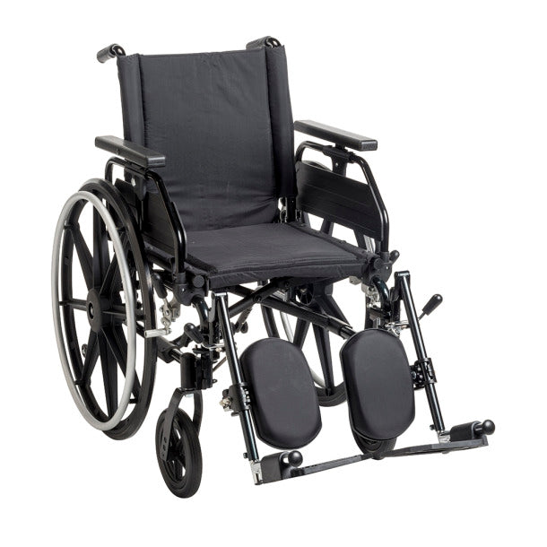 Viper Plus GT Wheelchair with Universal Armrests, Elevating Legrests, 16" Seat
