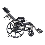 Viper Plus GT Full Reclining Wheelchair, Detachable Full Arms, 16" Seat