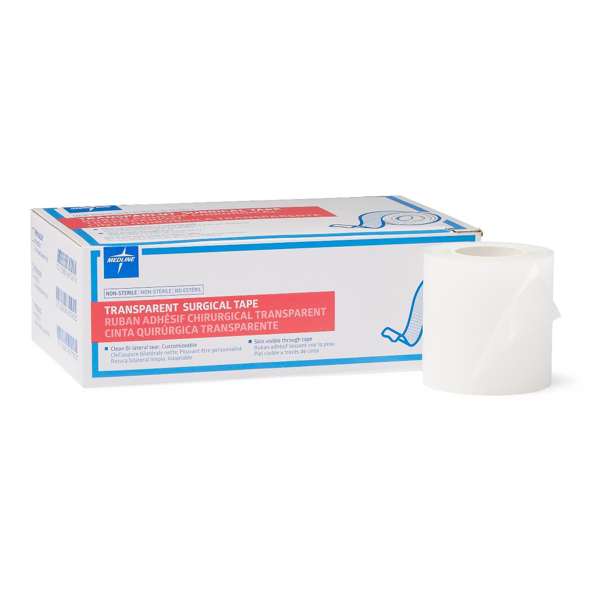 Transparent Adhesive Tape, 2" x 10 yd. (box of 6)