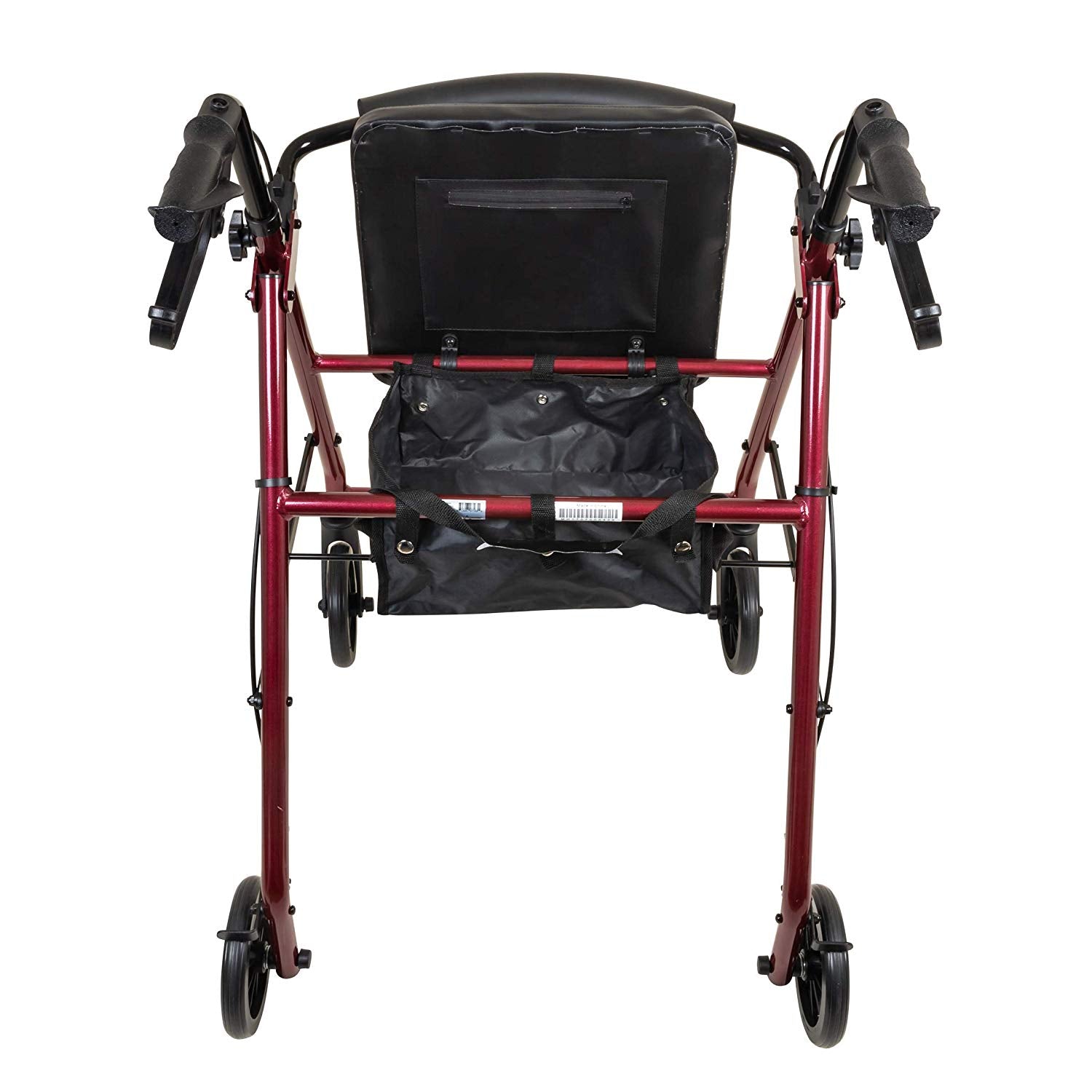 ProBasics Aluminum Rollator with 6” Wheels, Burgundy