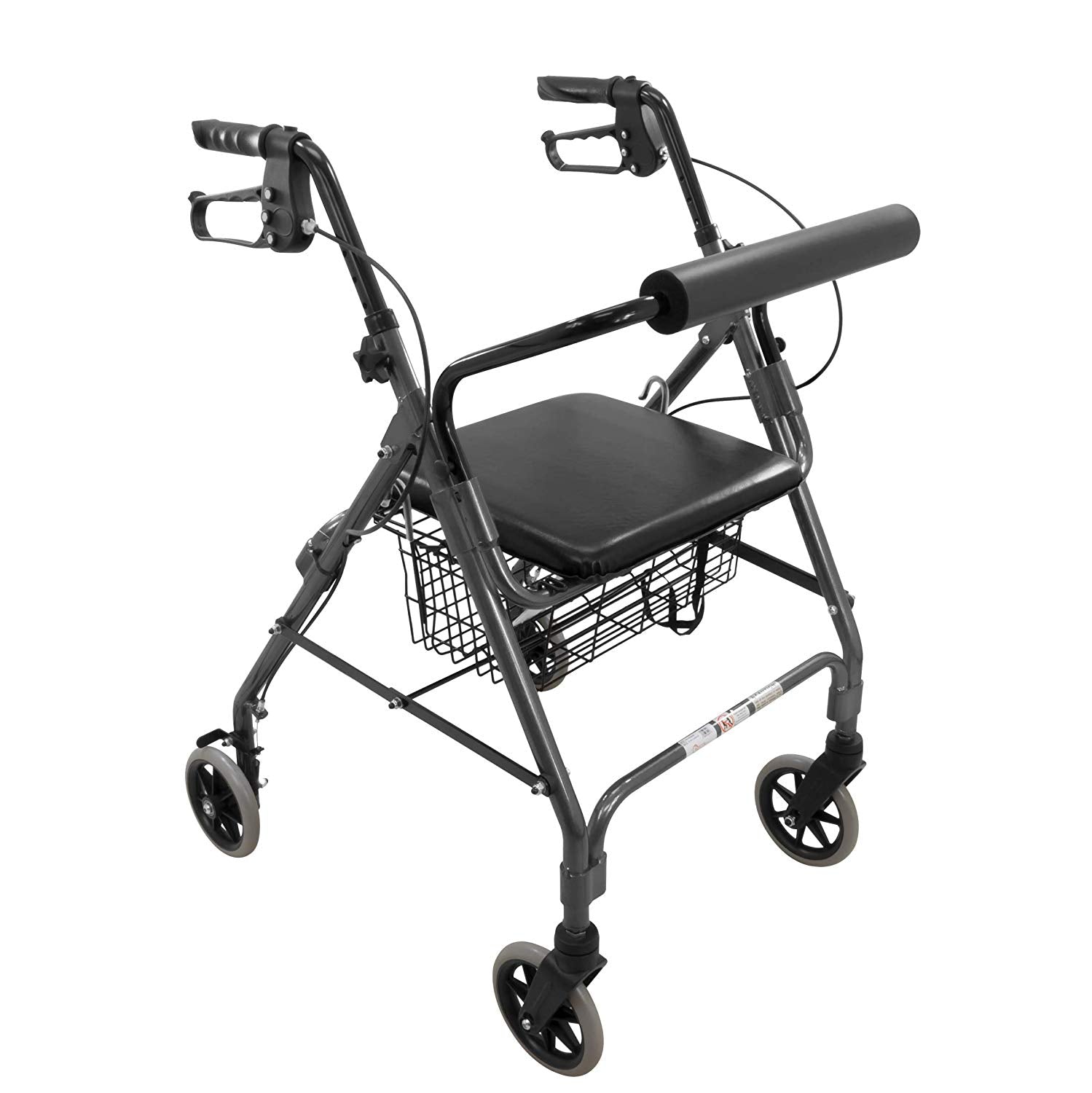 ProBasics Aluminum Rollator with 6” Wheels, Black
