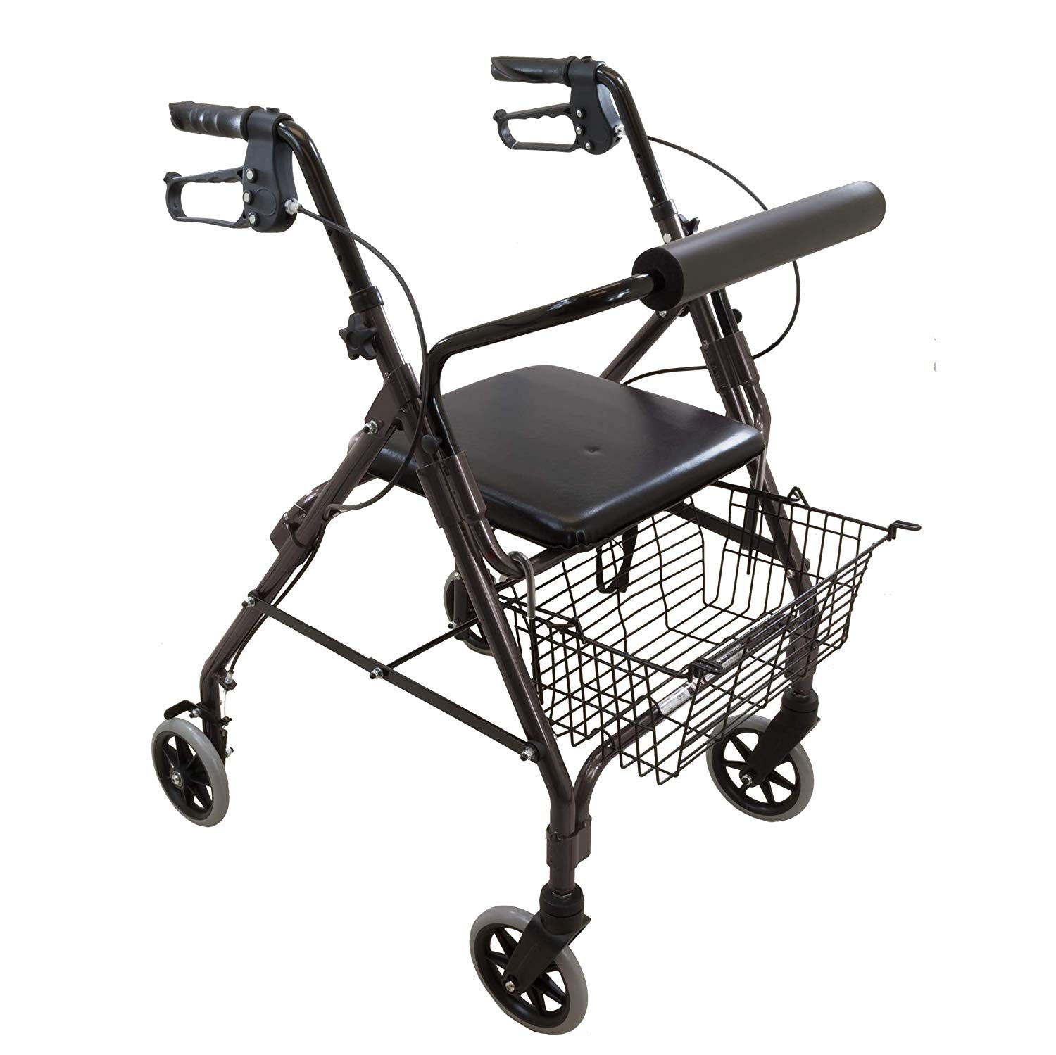 ProBasics Aluminum Rollator with 6” Wheels, Black