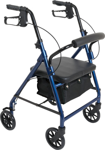 ProBasics Junior Rollator with 6-inch Wheels, Blue, 250 lb Weight Capacity