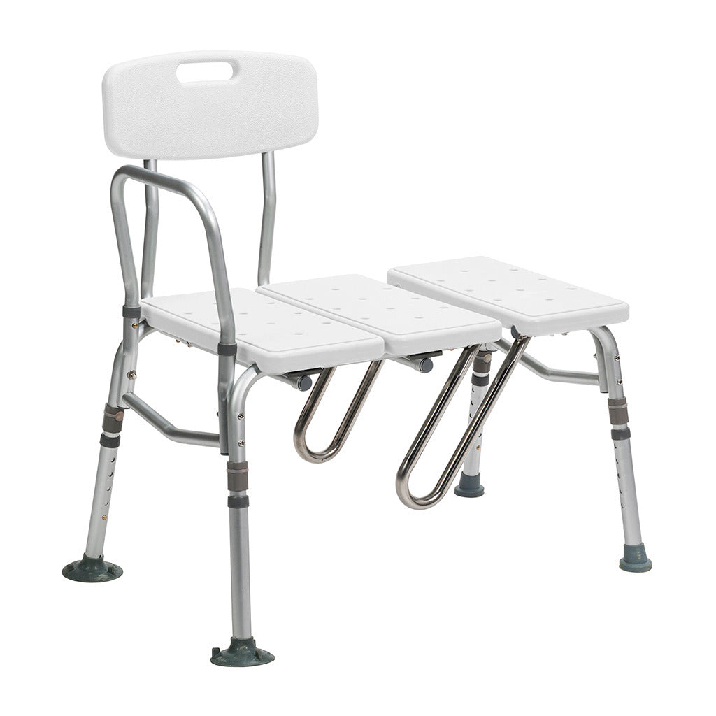 Splash Defense Transfer Bench with Curtain Guard Protection