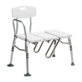 Splash Defense Transfer Bench with Curtain Guard Protection