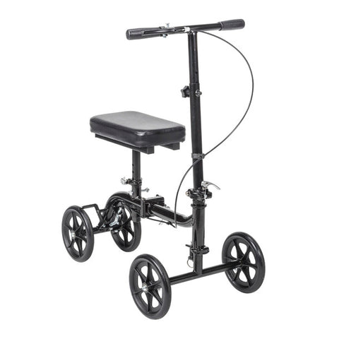 Steerable Folding Knee Walker Knee Scooter, Alternative to Crutches (1EA)