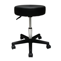 Pneumatic Air Stool Without Backseat, Comfy Cushion, Black
