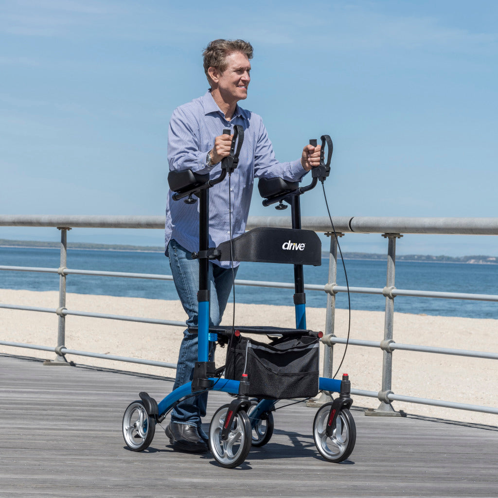 Elevate Upright Walker, Blue