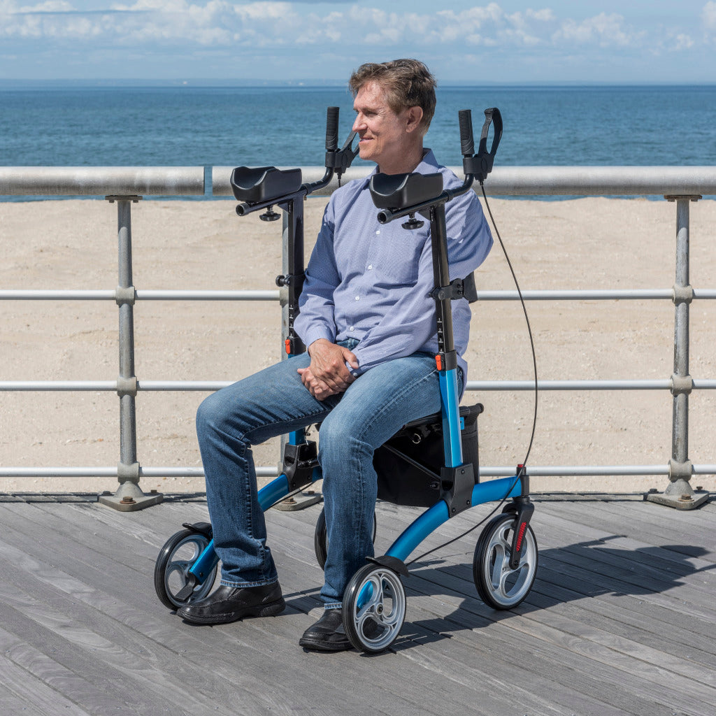 Elevate Upright Walker, Blue