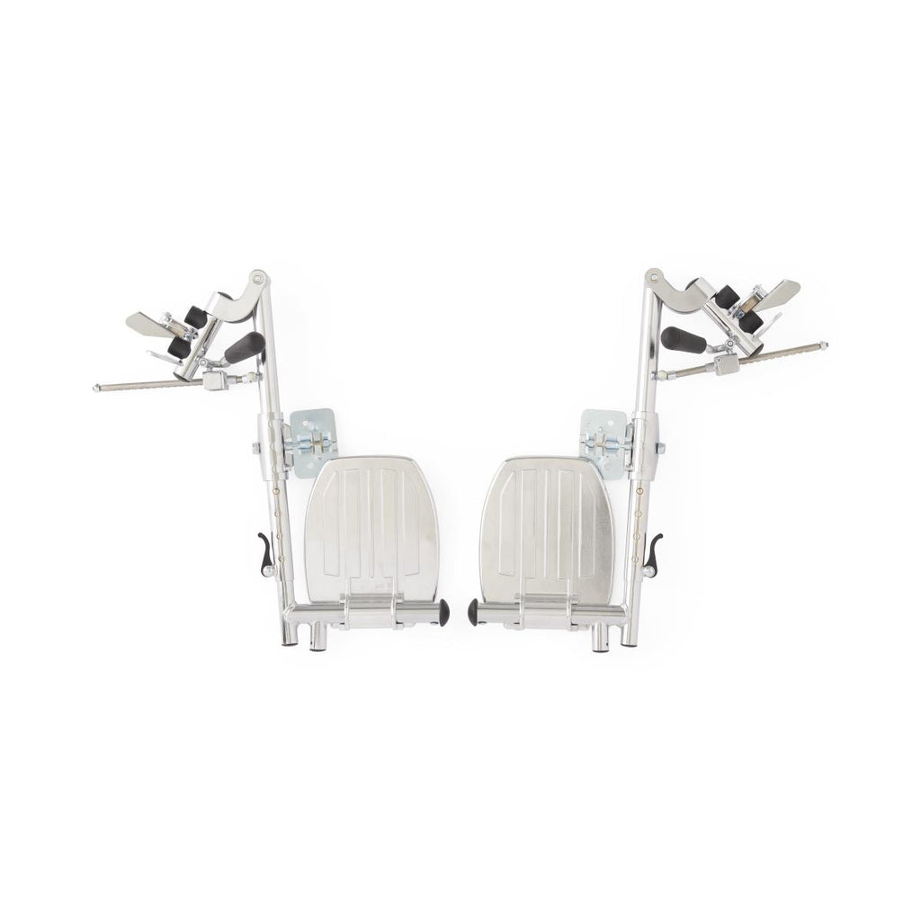 Elevating Leg Rest Assembly, SIlver (1pair)