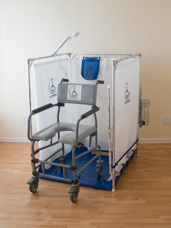 Handicapped Wheelchair Shower Stall (Made in the USA, 5-year warranty on Frame)