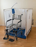 Large Portable Wheelchair Safe Shower Stall (Made in the USA, 42"w x 42"d x 48"h)