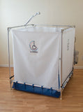 Large Portable Wheelchair Safe Shower Stall (Made in the USA, 42"w x 42"d x 48"h)